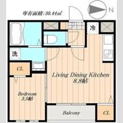 Cherim浄心Eastの間取り画像