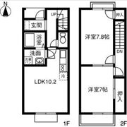 DUPLEX イトーⅡ Aの間取り画像