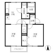 フラワーレジデンス森田 八番館の間取り画像