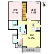 Dブルー・東城南の間取り画像