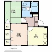 ラフィネ Aの間取り画像