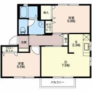 メディオ Aの間取り画像