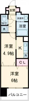 ジュリアス中山手の間取り画像