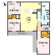 Rising Hills IIの間取り画像