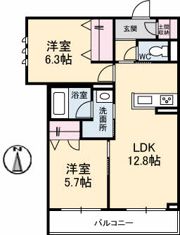 メゾンフェリシアの間取り画像