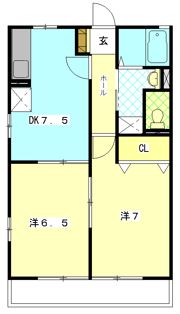 クレール葵の間取り画像