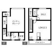 仮称)知立ガレージハウスの間取り画像
