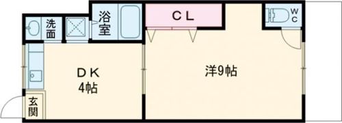 すみれマンションの間取り画像
