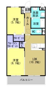 MON テラスの間取り画像