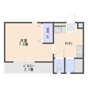 かでんハイツの間取り画像