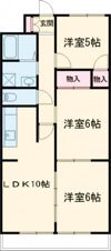 クレセント桜島の間取り画像