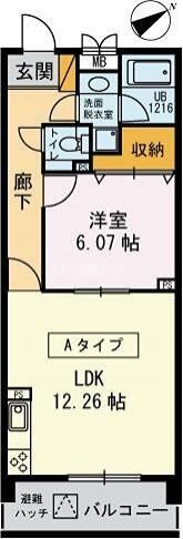 クレールメゾン新井の間取り画像