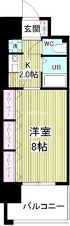GRASS SQUARE六番館の間取り画像