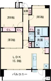 S-RESIDENCE愛宕SOUTHの間取り画像