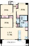 S-RESIDENCE愛宕SOUTHの間取り画像
