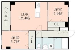 ハイムセラウエストの間取り画像