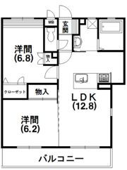 グリシーヌの間取り画像