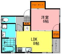 メープル下林の間取り画像