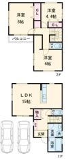 甲田4丁目貸家の間取り画像
