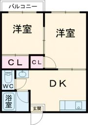 第一コーポ中村の間取り画像