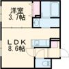 恵庭市福住町3丁目新築MSの間取り画像
