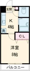 ウェルタウンみわ 1号館の間取り画像