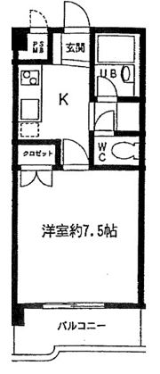 メゾン朋友の間取り画像