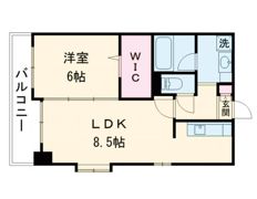 NiceマンションST九品寺の間取り画像