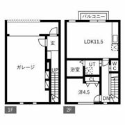ドリームガレージEastの間取り画像
