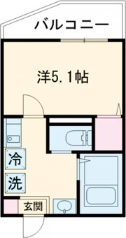 MELLAS東青梅Ⅱの間取り画像