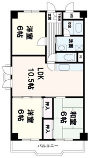 アームズ皆実の間取り画像
