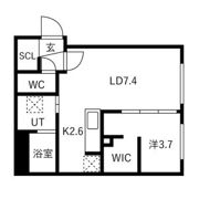Noble Vista 知事公館(ノーブルビスタ 知事公館)の間取り画像