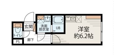 メゾン・ド・ロゼ川崎の間取り画像