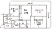 ユーコート住吉の間取り画像