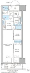 パークアクシス品川天王洲アイルの間取り画像