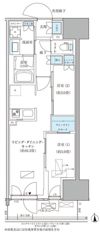 パークアクシス品川天王洲アイルの間取り画像