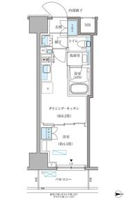 パークアクシス住吉ガーデンスクエアの間取り画像