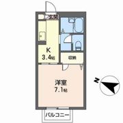 ジュネス山の寺IIの間取り画像