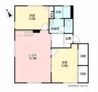クレールカルチェの間取り画像