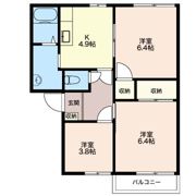 ウィン ハイツ Dの間取り画像