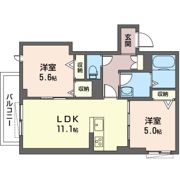 メゾンドアトリエールの間取り画像