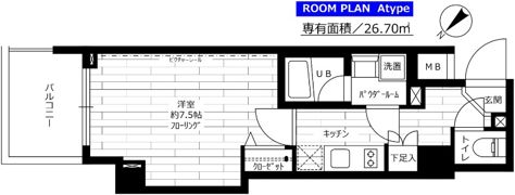 ステージファースト東新宿の間取り画像