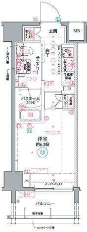 クレヴィスタ阪東橋Ⅲの間取り画像