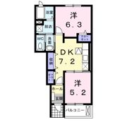 リヴ．プランドールDの間取り画像