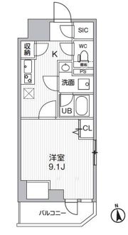 HF曳舟レジデンスの間取り画像