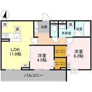 U-TORISIA簗瀬の間取り画像