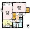 アプリコット B棟の間取り画像