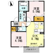 ガーデンヴィラ A棟の間取り画像