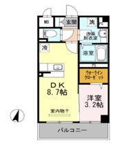 コンフォールパピヨンの間取り画像