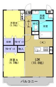 プルメリアの間取り画像